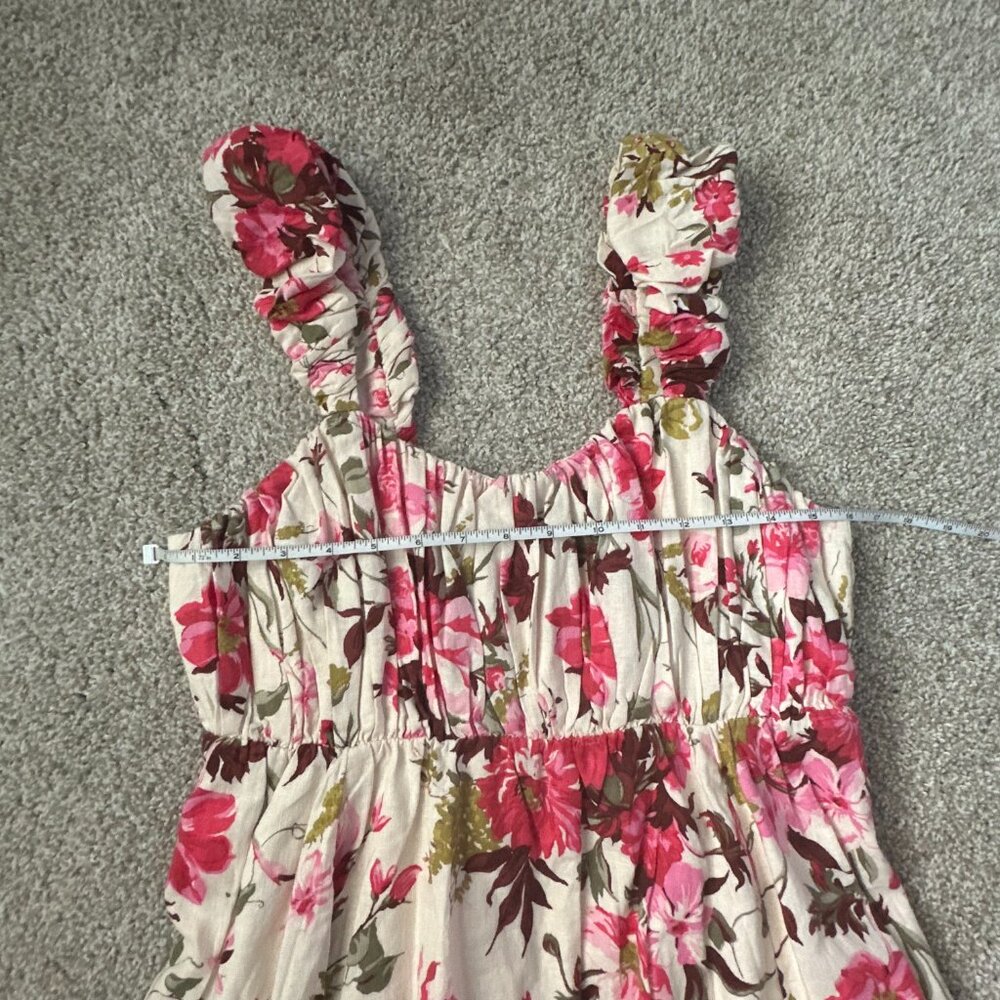 NEW abercrombie puff strap pink mini dress 🤍 xl - Picture 10 of 14
